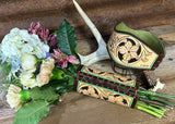 Bridal boutique wrap and garter