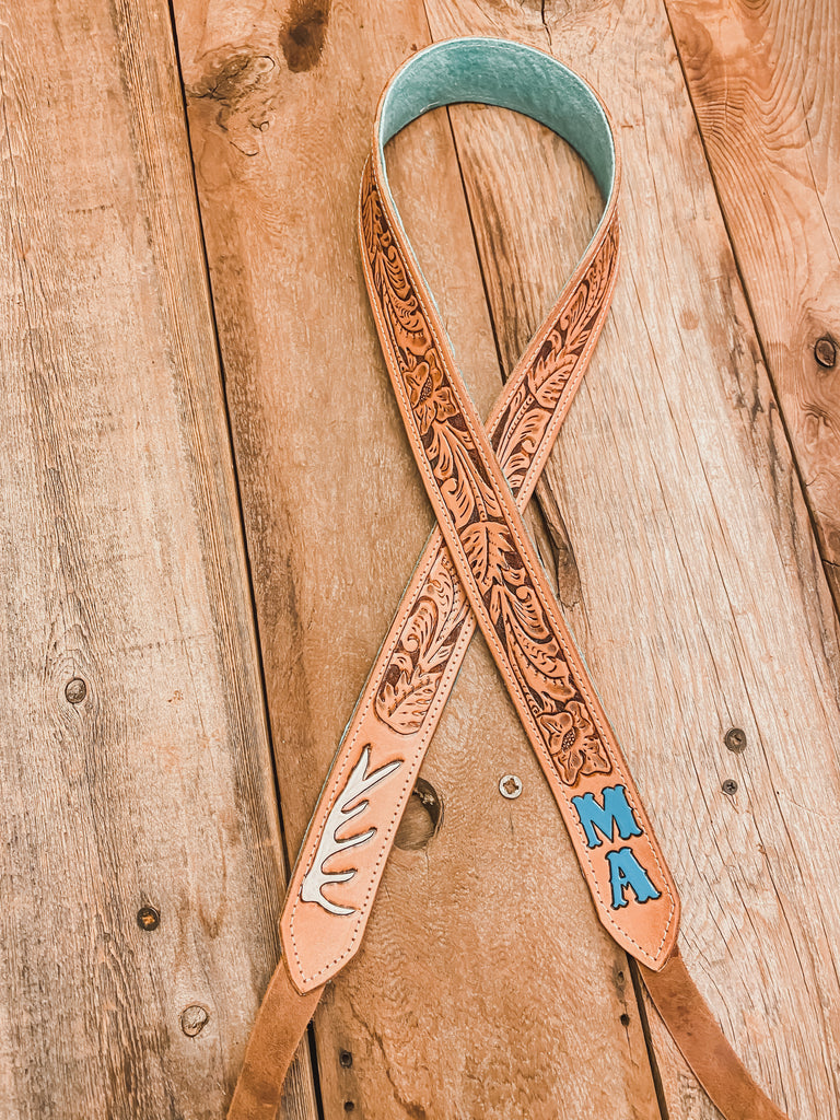 Feather Tooled Wristlet Leather Keychain – Cowgirl Barn & Tack